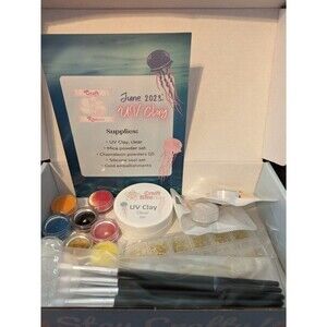 Craft Kitsune June 2023 UV Clay Craft Kit New Unused Complete Set